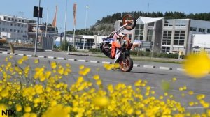 Chill Supermoto Stunt Session | Honda CRF 450 x KTM EXC 450