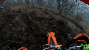 Сравнение работы сцепления REKLUSE и Сток сцепления на низких оборотах на KTM EXC 200