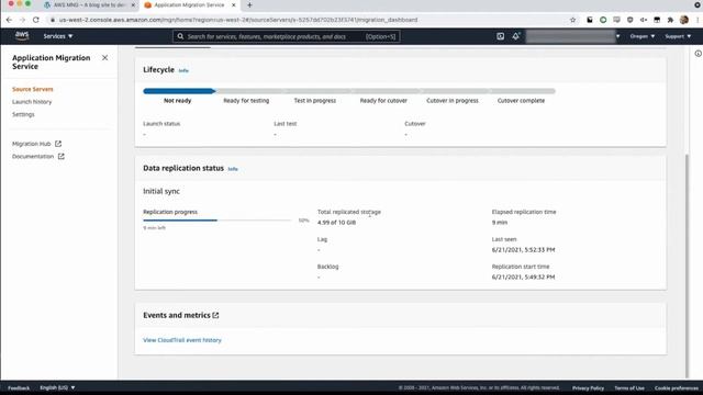 Migrando máquinas virtuais com o AWS Application Migration Service - Português смотреть онлайн