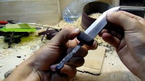 Кастомная рукоять для шведского ножа своими руками
