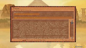 Pharaoh gameplay (PC Game, 1999)