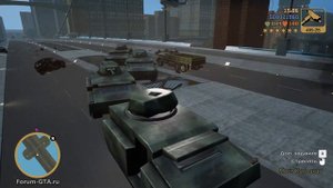 GTA 3 - 6 Star Wanted Police, Army & Tanks