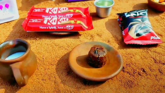 Miniature Chocolate Birthday Dark Fantasy Cake Recipe | Kitkat Cake #minifoodkey