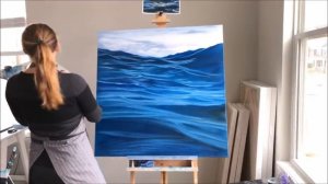 Oil Painting Tutorial - How to Paint Realistic Ocean Waves