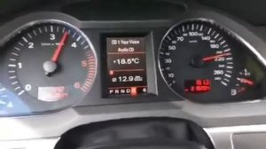Разгон Ауди а6 с6---2.7дизель, 240км