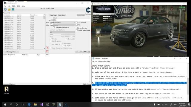 How to sell a car for Millions | GTA 1.50 (Cheat Engine) смотреть онлайн