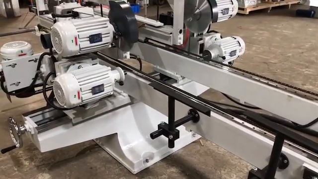 Шипорезный двусторонний станок для паркета QUADRO RH 426ART. Изготовление паркета «французская елка