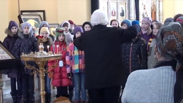 С.Рахманинов "Богородице, Дево, радуйся" Детский хор Телевидения и Радио Санкт-Петербурга
