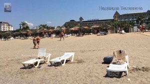 Идём к морю. Посмотрим пляж отеля. MC Arancia Resort Hotel. Аланья, Конаклы.