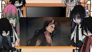 []Hashira react to Tanjiro and nezuko//part two//past gyutaro and daki//nezuko vs daki//kenma_simp[