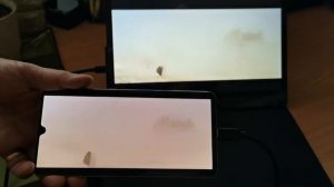 zeuslap 13.3" portable monitor & mate 20x mirroring test