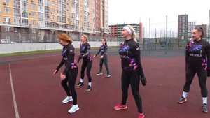 Функциональная тренировка на улице. Базовые упражнения.