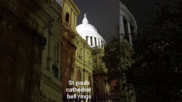 st pauls cathedral London Bell rings