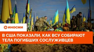 «Мрачная работа». В США показали, как ВСУ собирают тела погибших сослуживцев