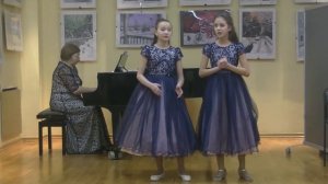 Концерт академического вокала "Учитель и ученики. Дуэт Матина Мария и Круглова Камилла.
