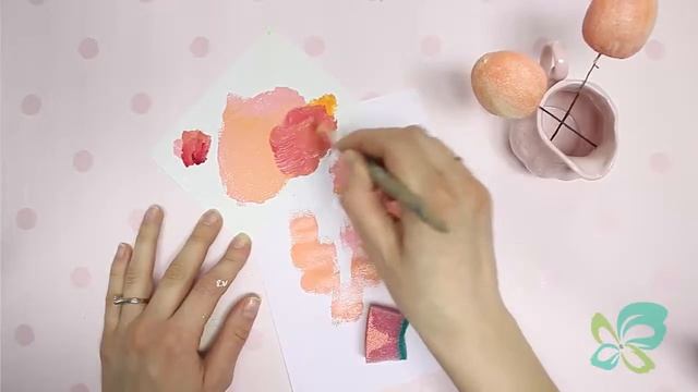 Персики из фоамирана. Из серии мастер-классов "С ароматом персиков" смотреть онлайн