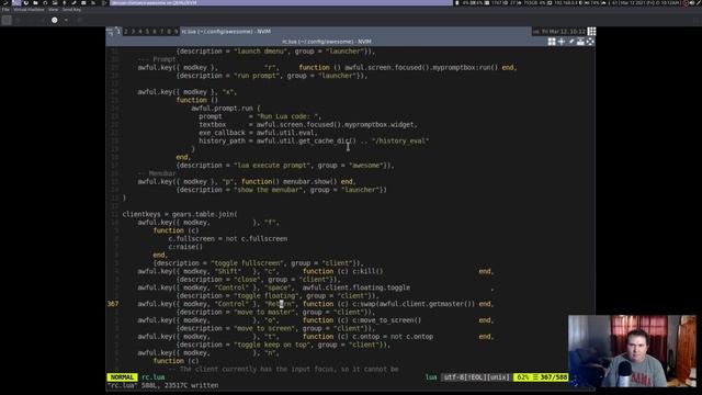 awesome window manager first look смотреть онлайн
