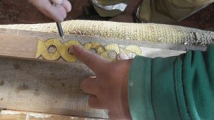 Резьба по дереву  Резной деревянный фронтон ВЛ