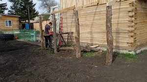 хозблок хоз. постройки/хозблок  своими руками/как построить дровник.
