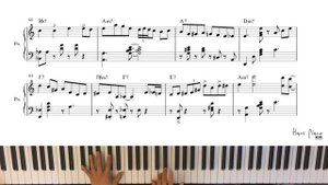 Summertime /jazz piano (Free transcription)arr.HansPiano