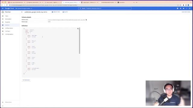 PubSub BigQuery Subscription смотреть онлайн