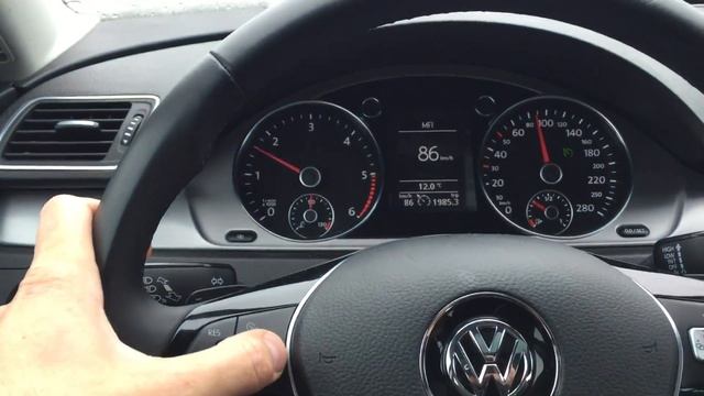 passat b6 круиз-контроль на руле!