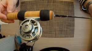 Удилище Зимнее Salmo Perch с титановой катушкой. зимние удочки. зимние снасти.