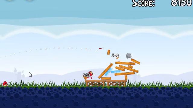 Google Chrome: Angry Birds (test play) смотреть онлайн