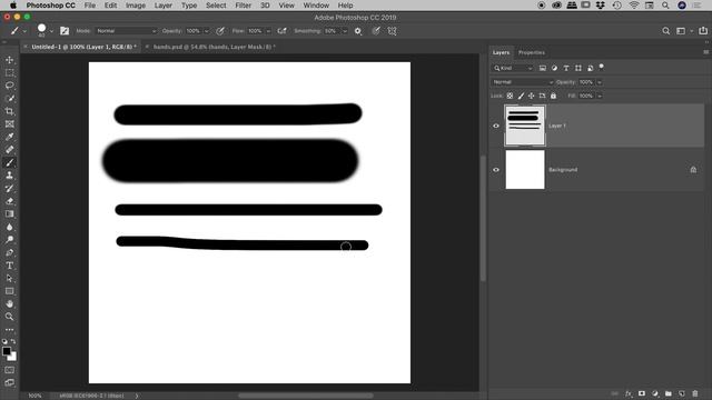 Rapid brush adjustment with square bracket keys in Photoshop смотреть онлайн