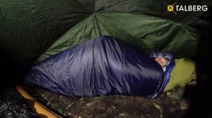 Тест и обзор спального мешка Talberg Bussen 22 зимой