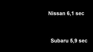 Nissan 350Z vs Subaru Impreza GT: acceleration