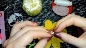 Часть 1. Резинка для волос " Ромашка ". Подготовительный этап