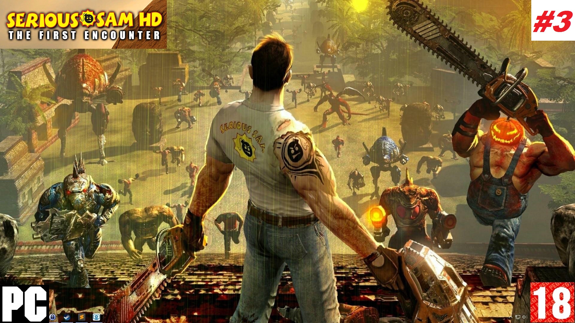 Прохождение игр, Serious Sam - The First Encounter. Часть 3. (без комментариев).mp4