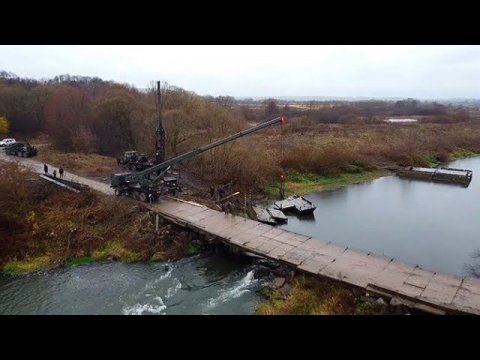 Военные строители в Тульской области возводят пять мостов в рамках специальных учений