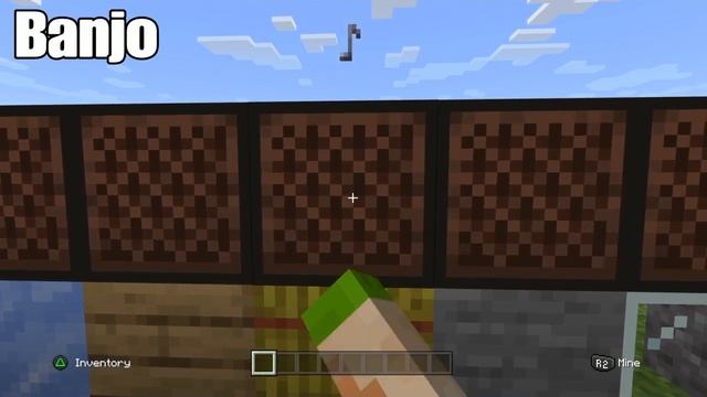 Every Minecraft note block sound minecraft Bedrock Edition - MINECRAFT NOTE BLOCK
