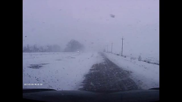 Снег 16.01.2018 Одесса-Березовка