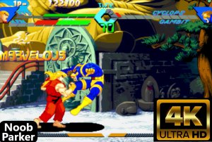 X-Men vs. Street Fighter - Ryu Ken аркада 1996 4K