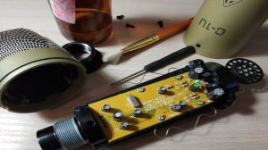 Разборка Behringer C-1U + чищу контакты после 5 лет использования