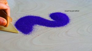 #1467 Diwali peacock rangoli designs   sankranthi muggulu   रंगोली   satisfying video