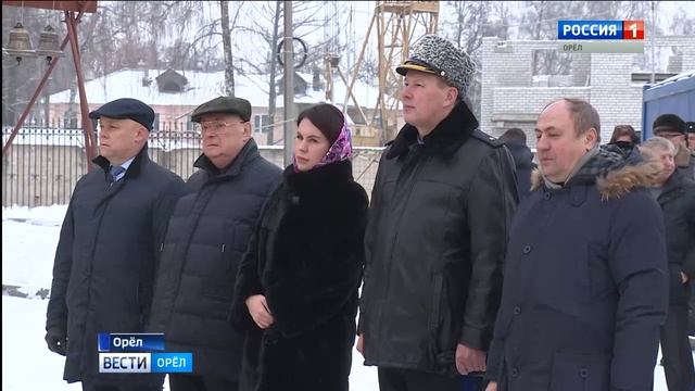 Сегодня в Орле торжественно освятили кресты и колокола храма Казанской иконы Пресвятой Богородицы