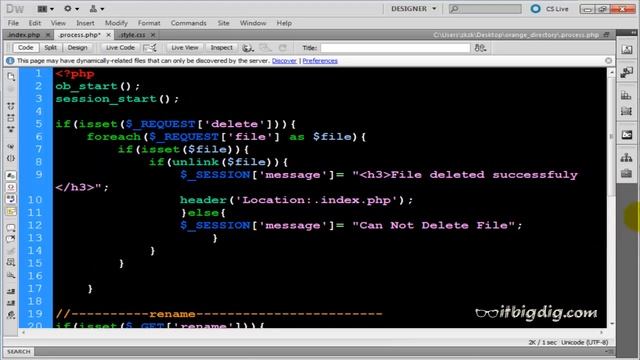 14: PHP (File Handling) User Feedback Style  AR Mohamed saad