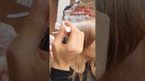 Обучение наращиванию волос. Быстрое снятие капсул тугоплавкого кератина #наращиваниеволос #волосы