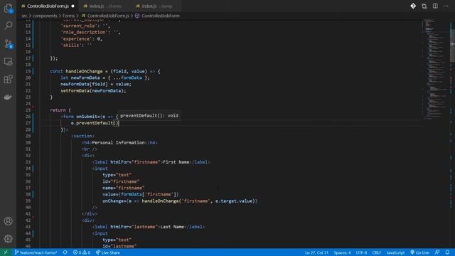 How to create dynamic forms with controlled components - React Forms - Part 3