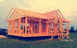 Каркас Дома 100 кв.м по технологии РСК. Все Боялись а мы Построили. Пошагово за 4 мин | #ЯвДрова