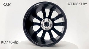 ЛИТЫЕ ДИСКИ КиК КС776 Дарк платинум // K&K KC776 dpl // ОБЗОР 360