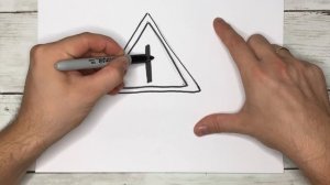 Как нарисовать Дорожный Знак Примыкание Второстепенной Дороги справа|Рисуем Дорожные знаки