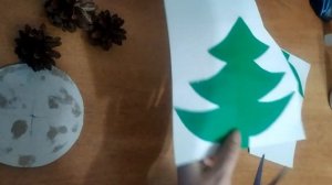3Д Ёлочка из картона своими руками