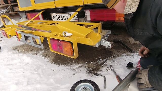 Стояночные упоры для автодома.