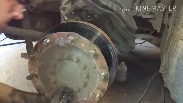 Замена тормозных дисков на MAN
