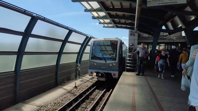 Отправление 81-740 "Русич" в тупик с неправильного пути (прекрасный вид часть 7) смотреть онлайн